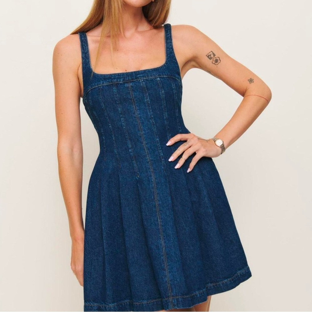 Reformation denim dress